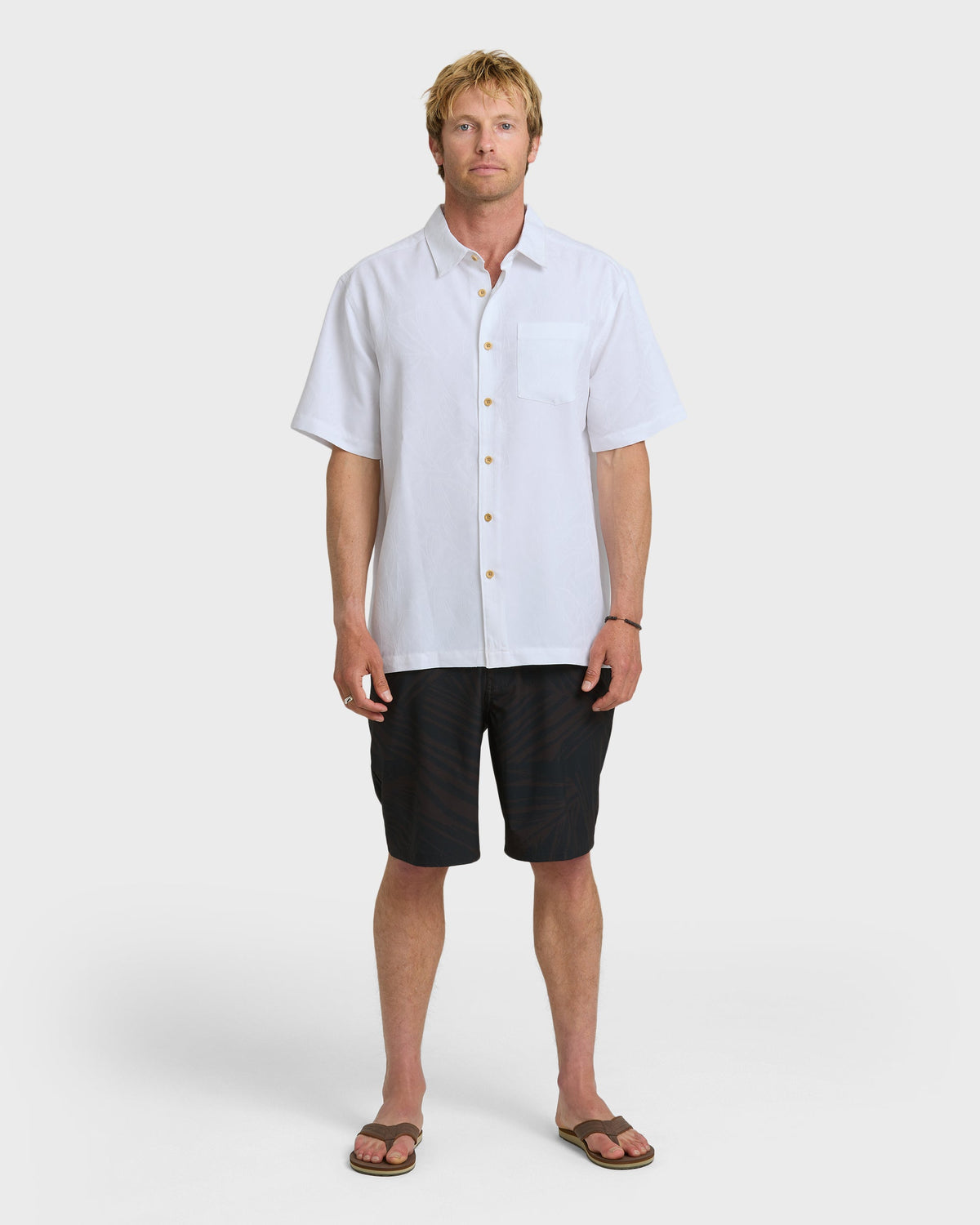 Waterman Island Jungle Shirt - White | Quick Silver