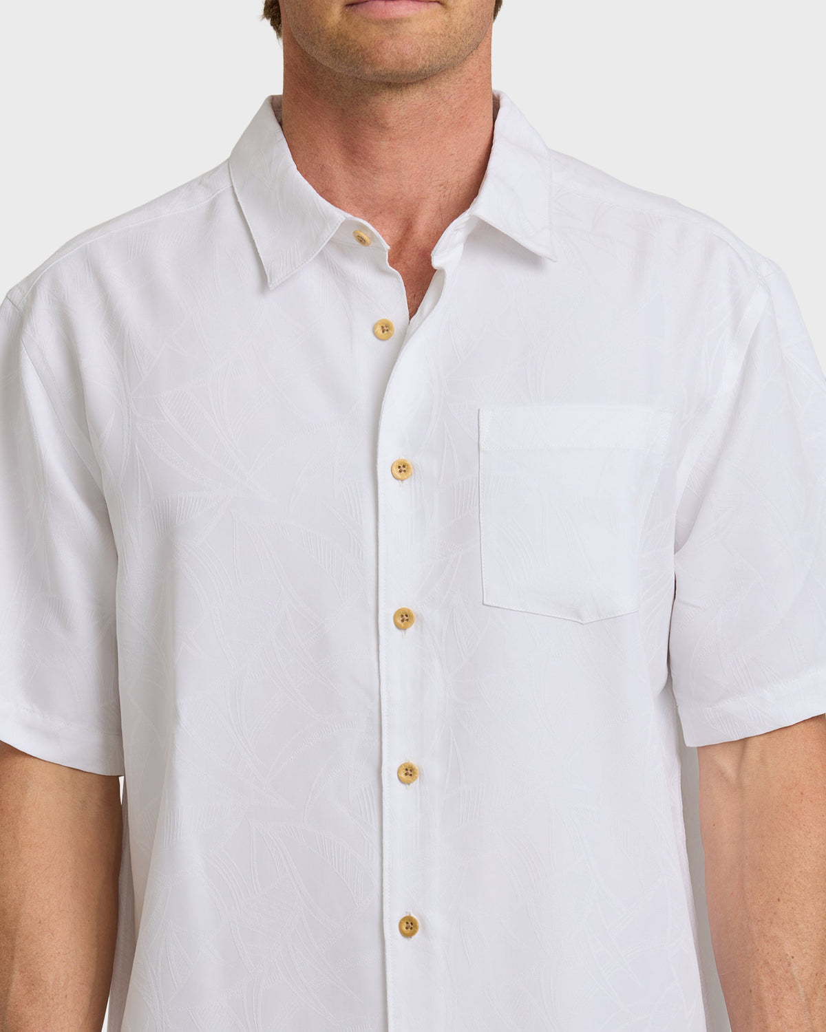 Waterman Island Jungle Shirt - White | Quick Silver