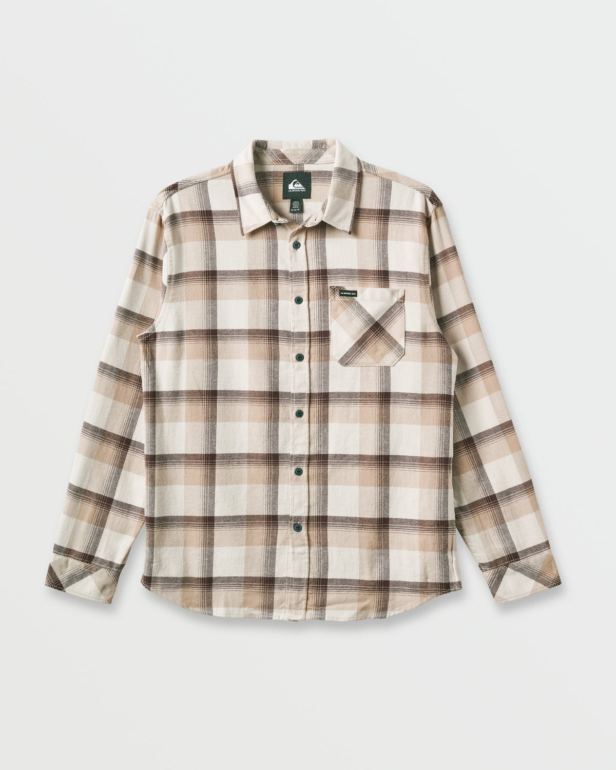 Penmar Check Flannel Shirt - Silver Birch | Quick Silver