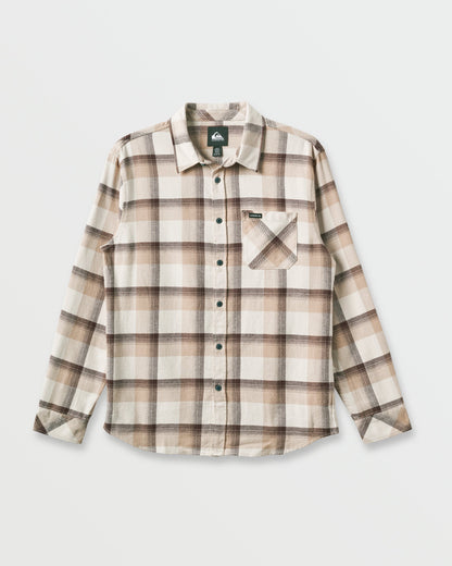 Penmar Check Flannel Shirt - Silver Birch | Quick Silver