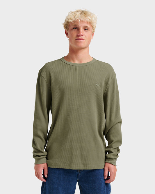 Nelson Long Sleeve Thermal Top - Fallen Rock | Quick Silver