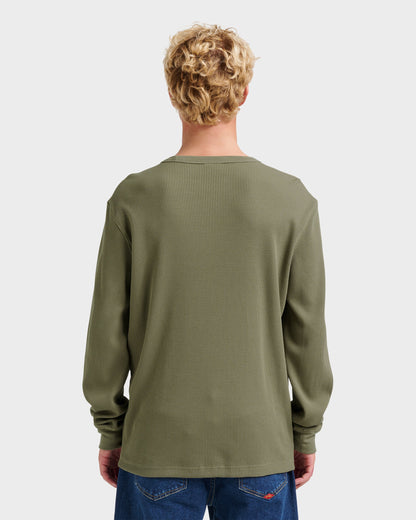 Nelson Long Sleeve Thermal Top - Fallen Rock | Quick Silver