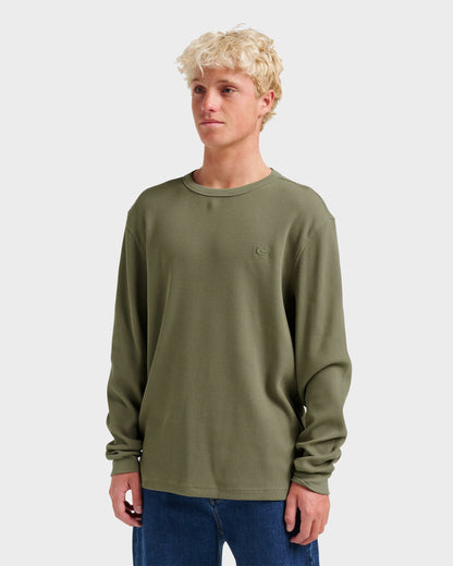 Nelson Long Sleeve Thermal Top - Fallen Rock | Quick Silver