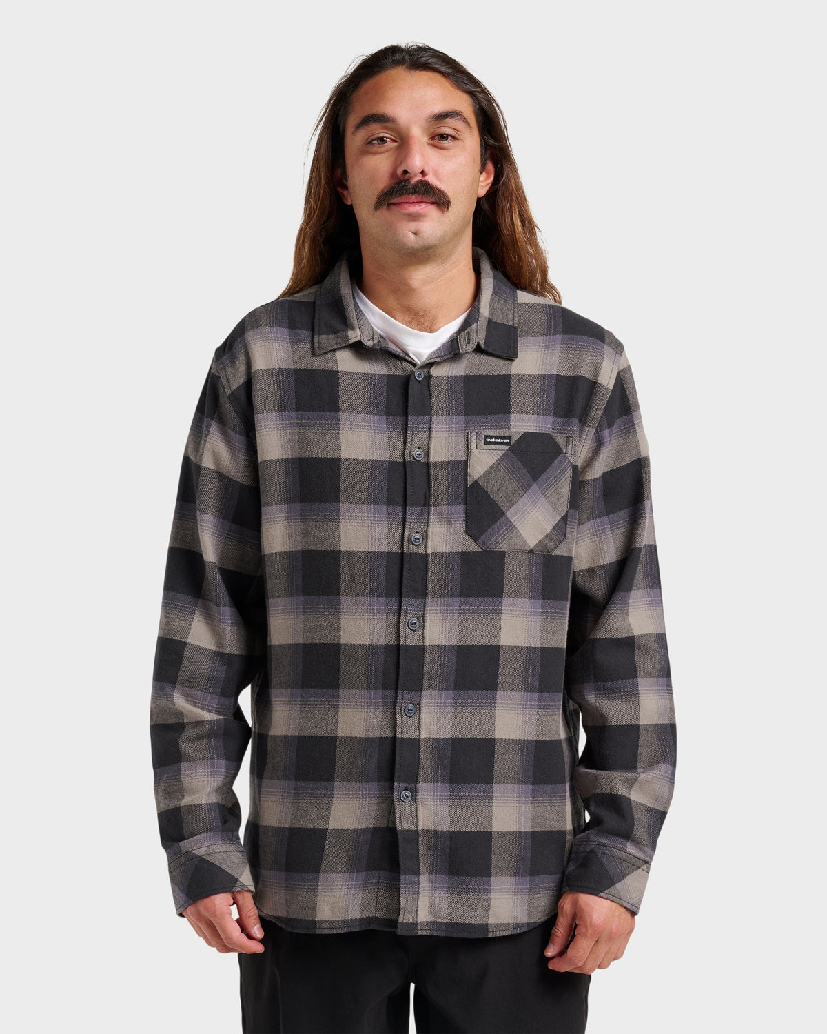 Penmar Check Flannel Shirt - Phantom | Quick Silver