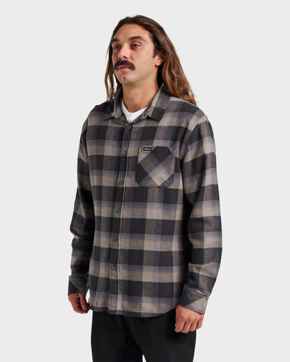 Penmar Check Flannel Shirt - Phantom | Quick Silver
