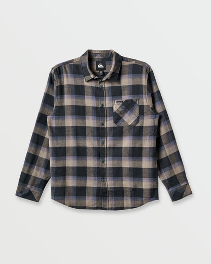 Penmar Check Flannel Shirt - Phantom | Quick Silver