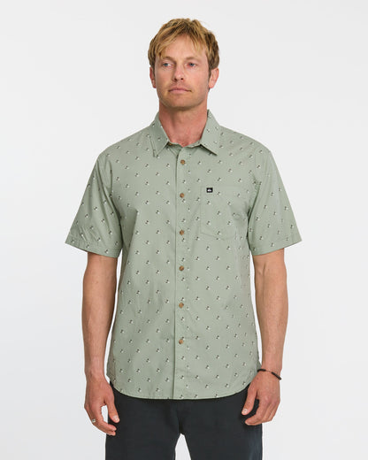 Kapu Mini Classics Short Sleeve Shirt - Herb | Quick Silver