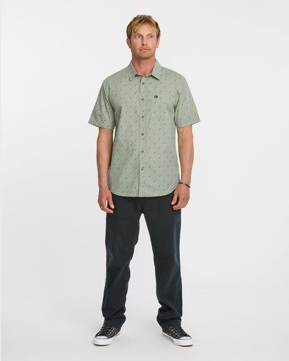 Kapu Mini Classics Short Sleeve Shirt - Herb | Quick Silver