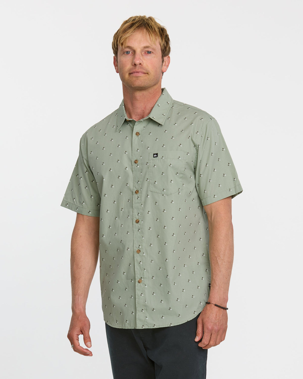 Kapu Mini Classics Short Sleeve Shirt - Herb | Quick Silver