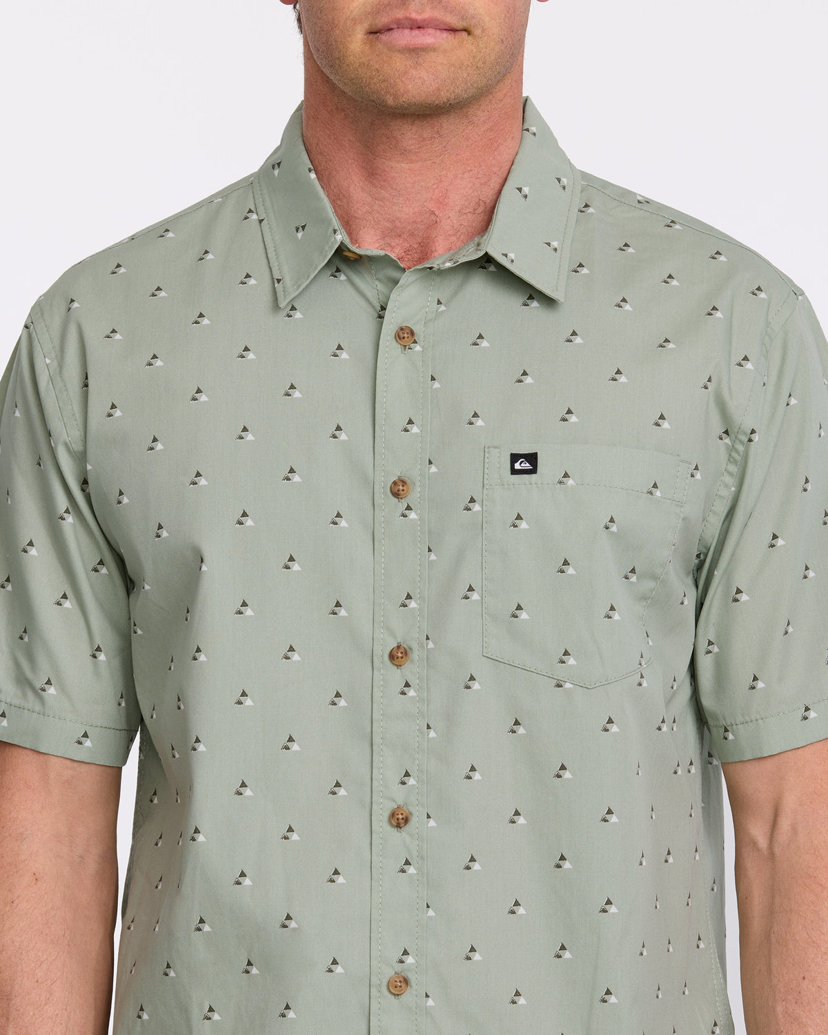 Kapu Mini Classics Short Sleeve Shirt - Herb | Quick Silver