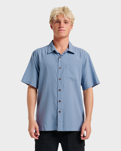 Waterman Check Out Shirt - Flint Stone | Quick Silver