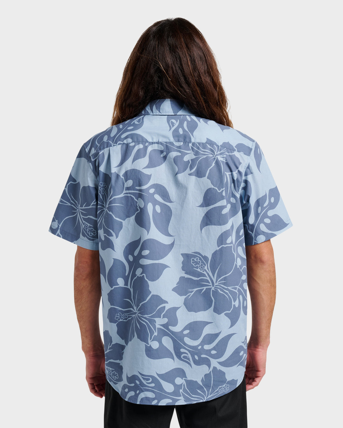 Oceanview Classic Short Sleeve Shirt - Ashley Blue | Quick Silver