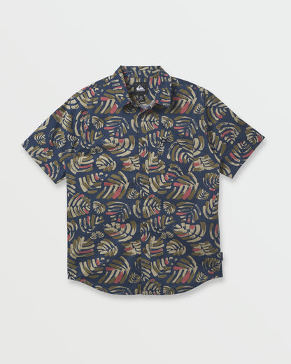 Shades Classic Stretch Short Sleeve Shirt - Eclipse | Quick Silver
