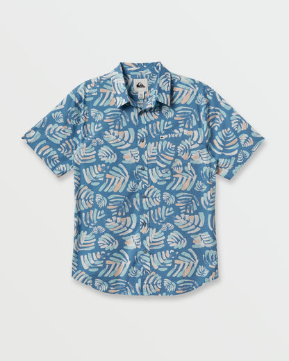 Shades Classic Stretch Short Sleeve Shirt - Niagara | Quick Silver