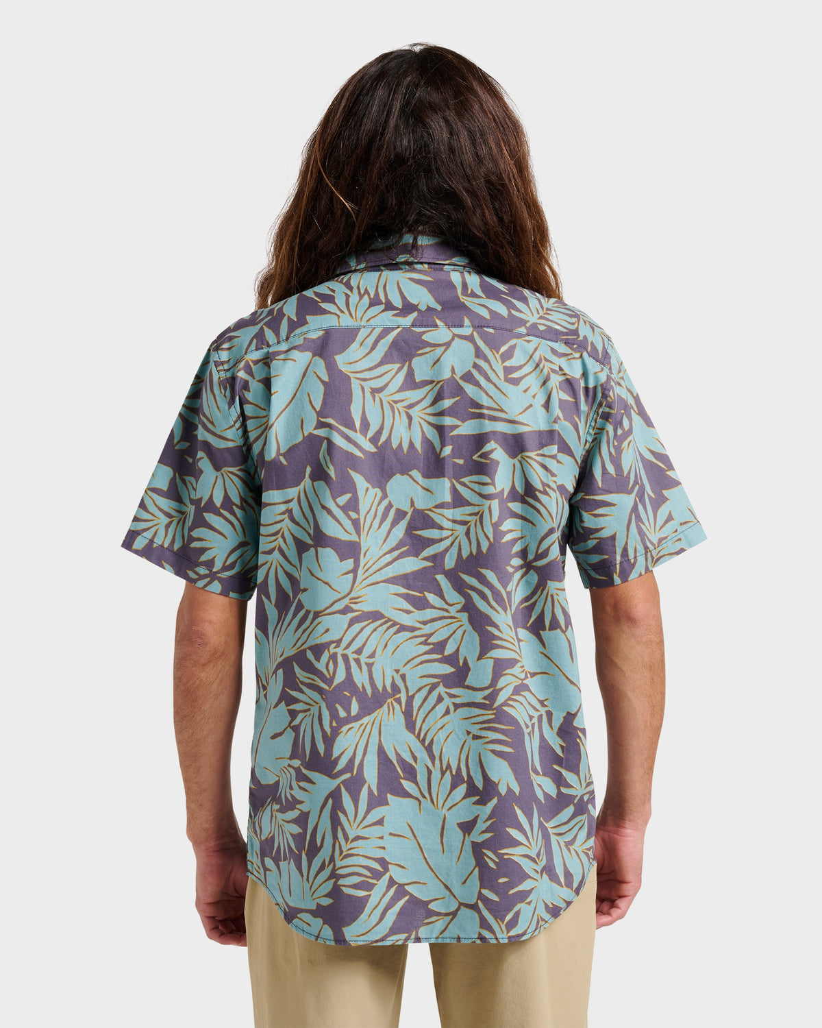 Palm Trip Classic Short Sleeve Shirt - Graystone | Quick Silver