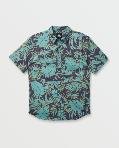 Palm Trip Classic Short Sleeve Shirt - Graystone | Quick Silver