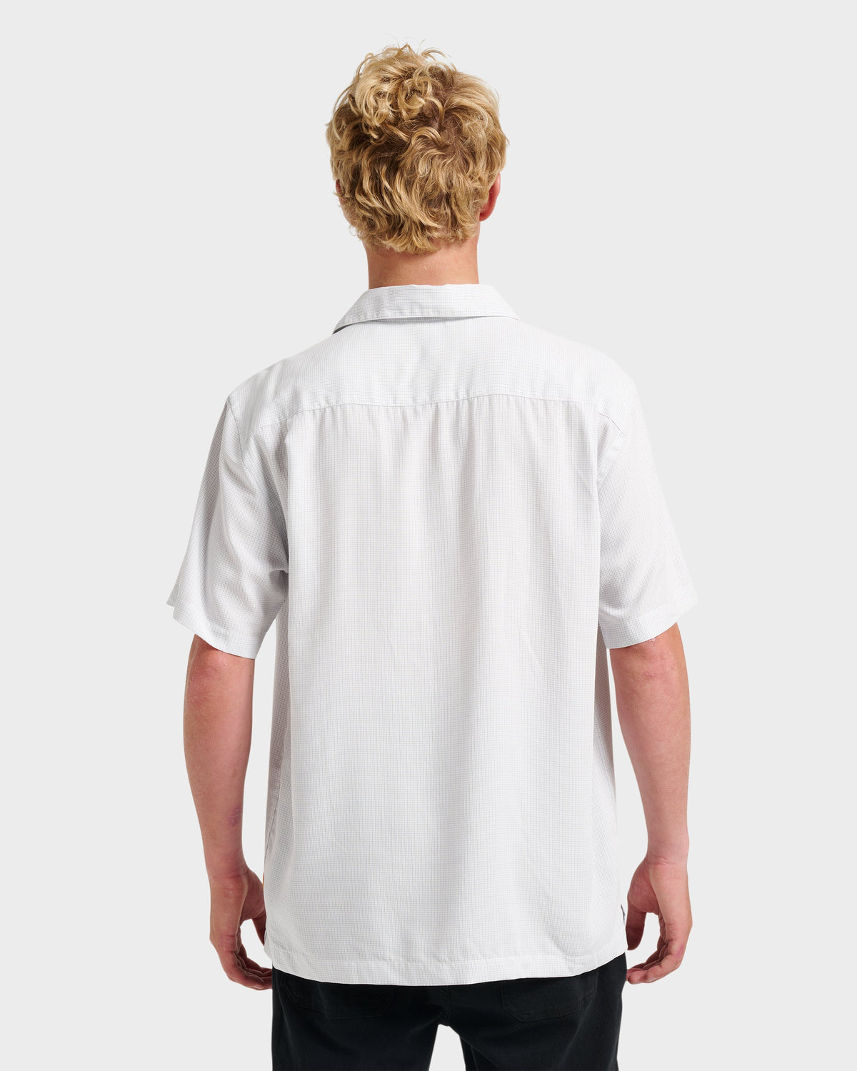 Waterman Check Out Shirt - White | Quick Silver