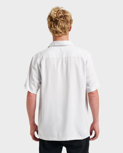 Waterman Check Out Shirt - White | Quick Silver