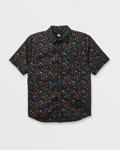 Ditsy Mini Classic Short Sleeve Shirt - Eclipse | Quick Silver