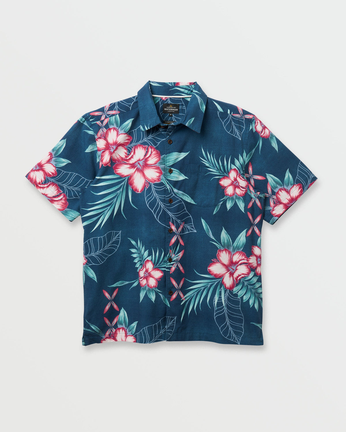 Waterman Playita Floral Shirt - Sargasso Sea | Quick Silver