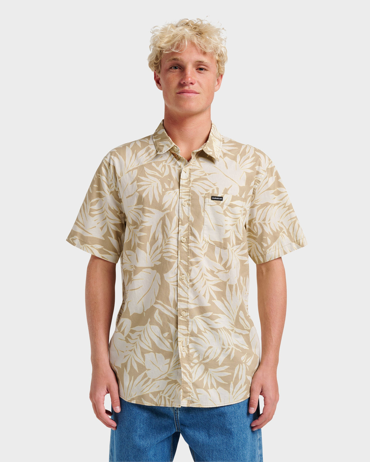 Palm Trip Classic Short Sleeve Shirt - Twill | Quick Silver