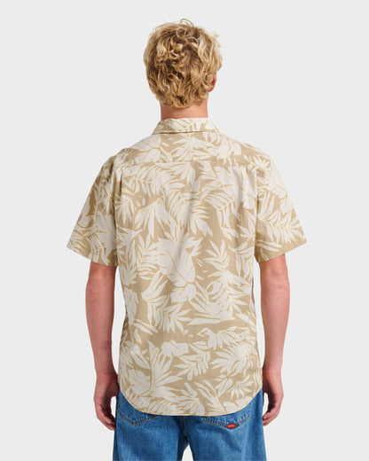Palm Trip Classic Short Sleeve Shirt - Twill | Quick Silver