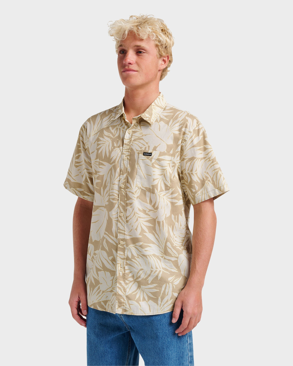 Palm Trip Classic Short Sleeve Shirt - Twill | Quick Silver
