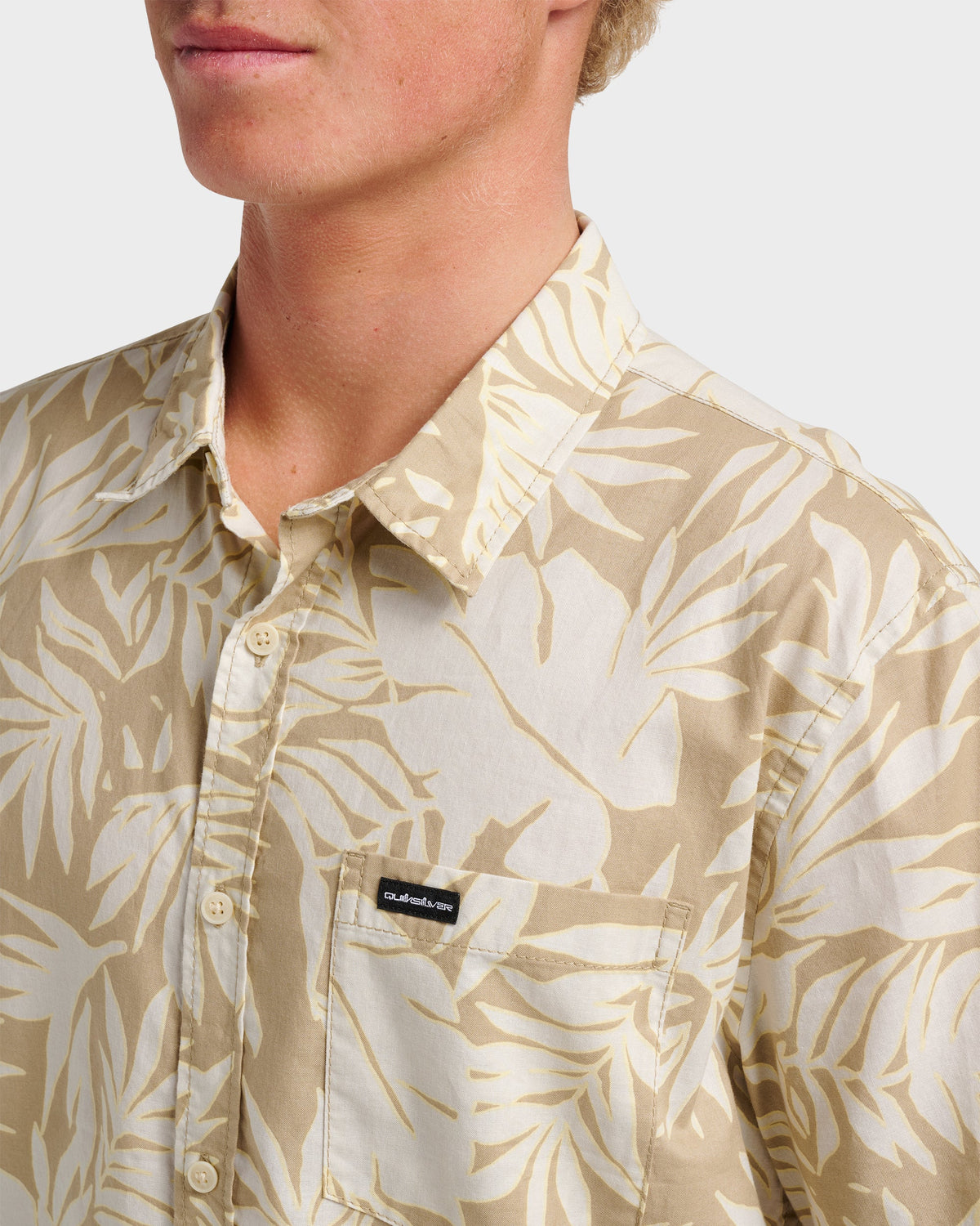 Palm Trip Classic Short Sleeve Shirt - Twill | Quick Silver