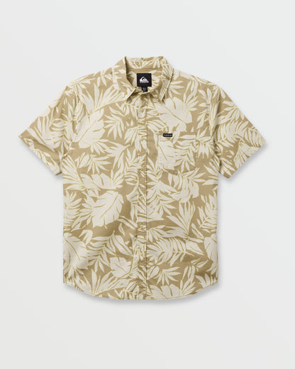 Palm Trip Classic Short Sleeve Shirt - Twill | Quick Silver