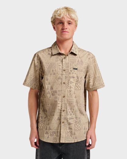 Makaha Classic Short Sleeve Shirt - Twill | Quick Silver