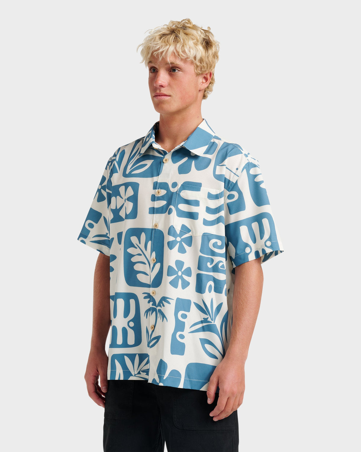 Waterman Dunes Shirt - White | Quick Silver