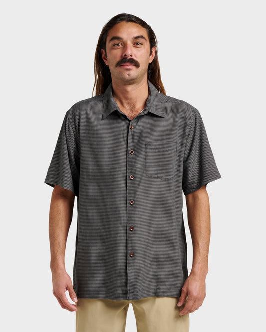 Waterman Check Out Shirt - Phantom | Quick Silver