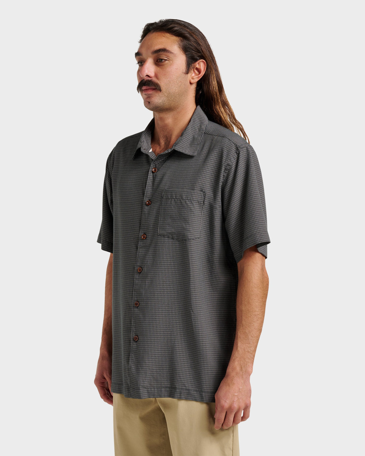 Waterman Check Out Shirt - Phantom | Quick Silver