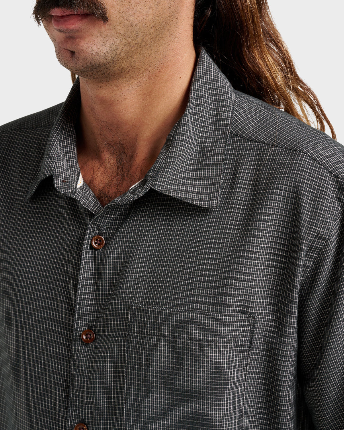 Waterman Check Out Shirt - Phantom | Quick Silver