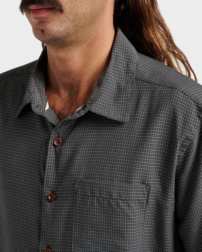 Waterman Check Out Shirt - Phantom | Quick Silver