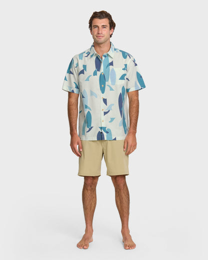 Waterman Boardo Shirt - Sea Blue | Quick Silver