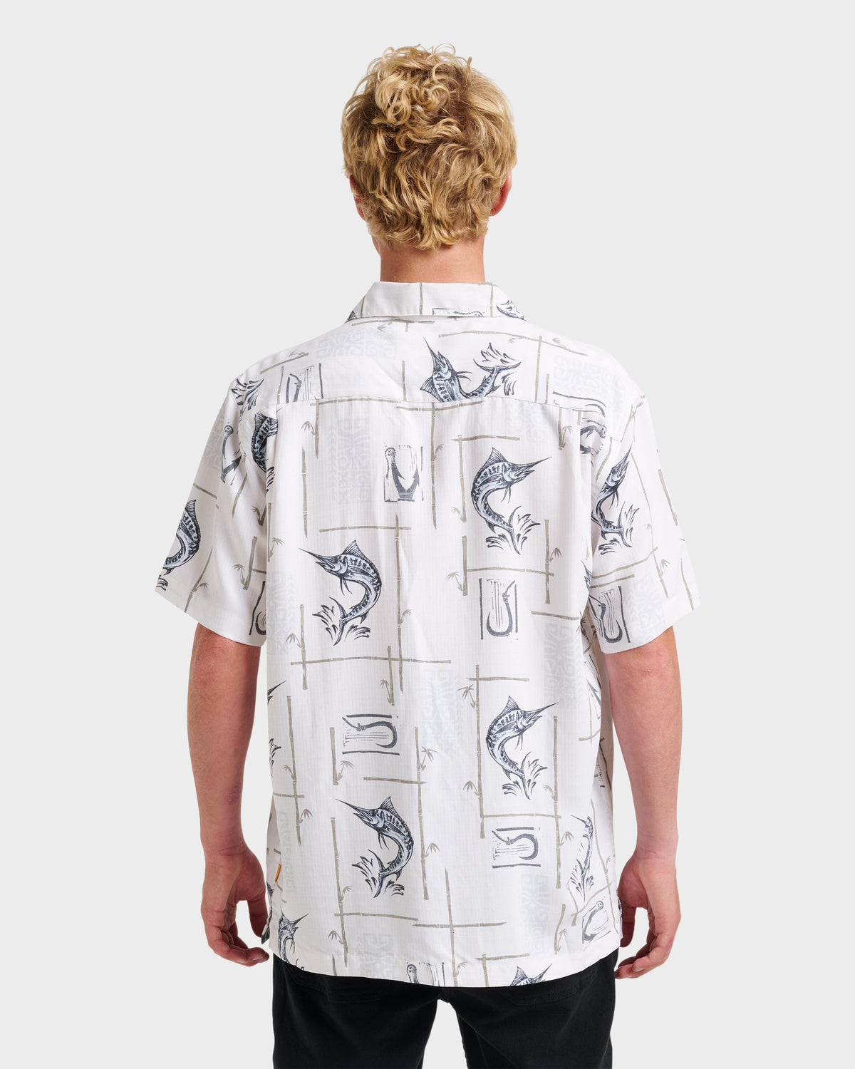 Waterman Big Day Short Sleeve Shirt - White | Quick Silver