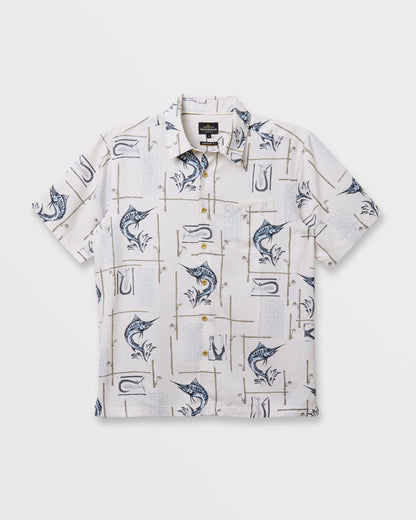 Waterman Big Day Short Sleeve Shirt - White | Quick Silver