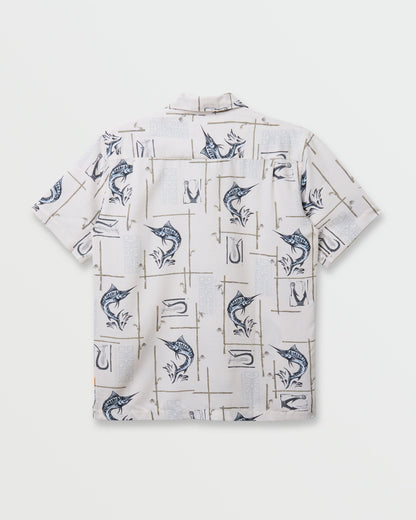 Waterman Big Day Short Sleeve Shirt - White | Quick Silver