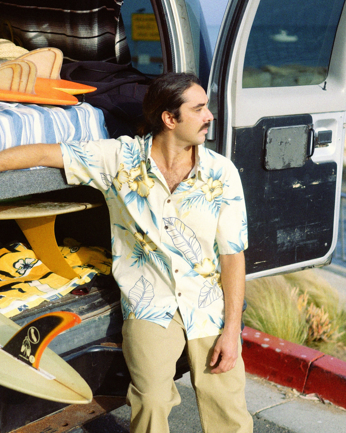 Waterman Playita Floral Shirt - Hay | Quick Silver