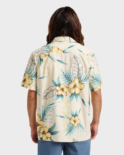 Waterman Playita Floral Shirt - Hay | Quick Silver