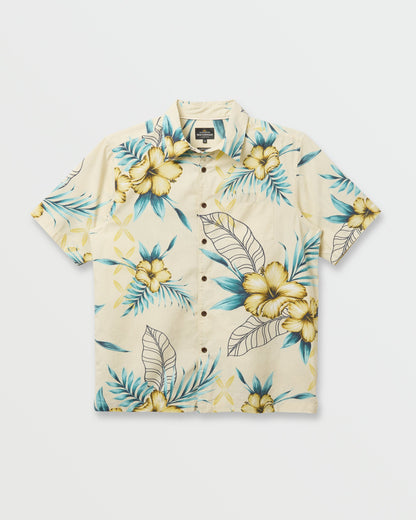 Waterman Playita Floral Shirt - Hay | Quick Silver