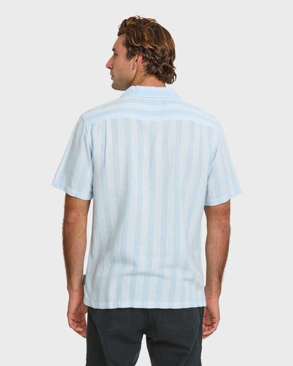 Nightfall Island Short Sleeve Shirt - Skyway | Quick Silver