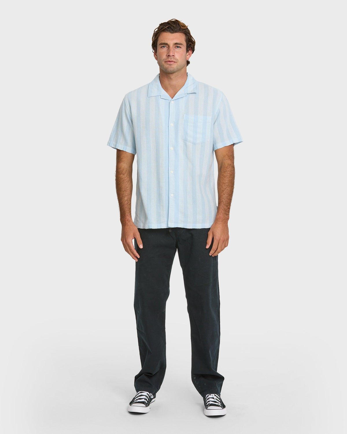 Nightfall Island Short Sleeve Shirt - Skyway | Quick Silver