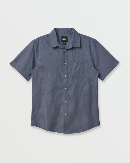 Shoreline Classic Short Sleeve Shirt - Navy | Quick Silver