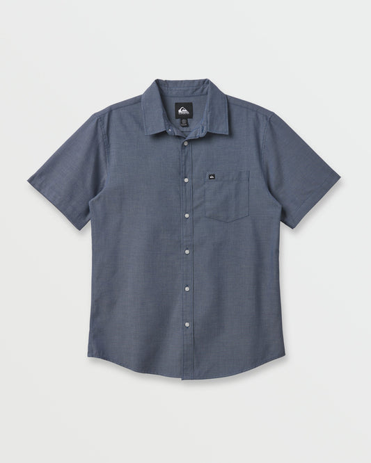 Shoreline Classic Short Sleeve Shirt - Navy | Quick Silver