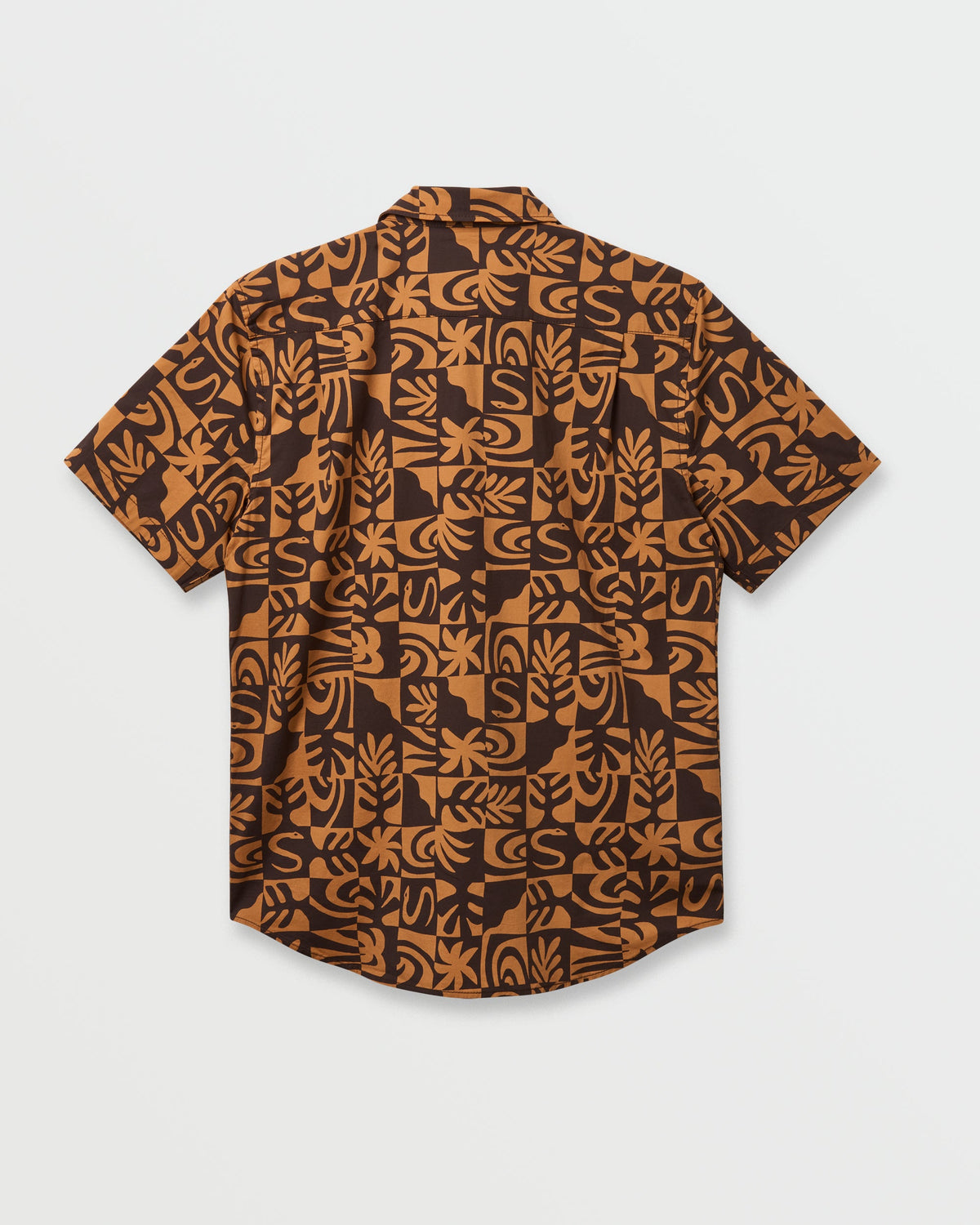 Terra Classic Stretch Short Sleeve Shirt - Chocolate | Quick Silver