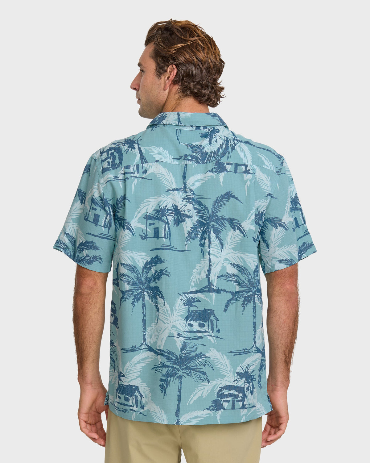 Waterman Off The Grid Shirt - Aqua | Quick Silver