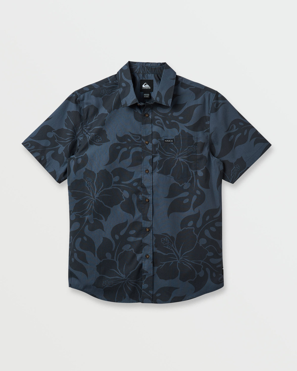 Oceanview Classic Short Sleeve Shirt - Phantom | Quick Silver