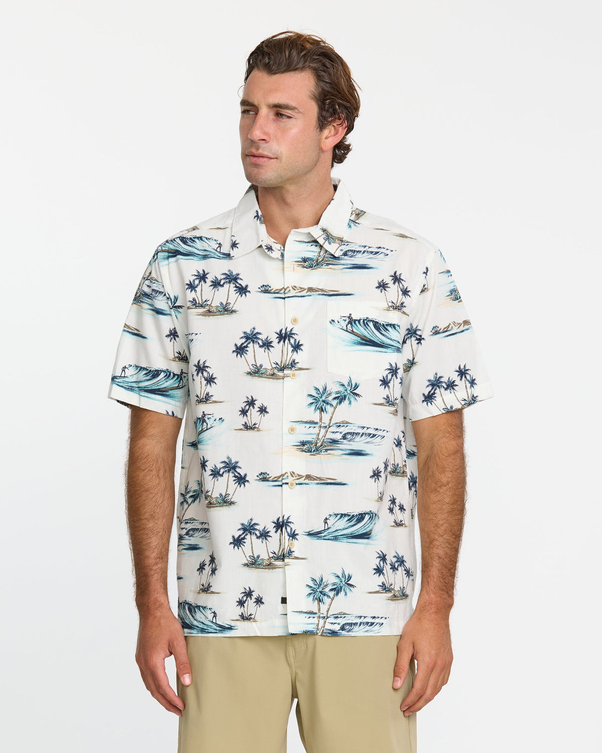 Waterman Day Dreamin' Shirt - White | Quick Silver